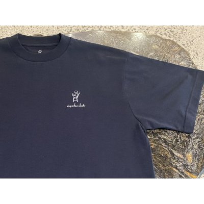 画像2: mychairbooks original logo short sleeve T-shirt (Navy) 7.1oz