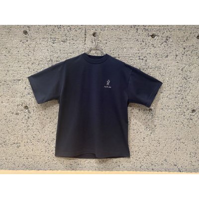 画像1: mychairbooks original logo short sleeve T-shirt (Navy) 7.1oz